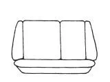 Esteem Velour Seat Covers Set Suits Toyota Camry SE Sedan 1987-1989 2 Rows