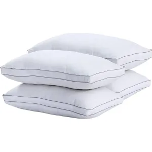 Extra Soft Filling Pillow for Best Sleep Bed Pillows with A Cotton Filling – Pack of 4