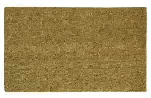 Fanmats 58772 Blank Door Mat, 36 in L, 24 in W, Natural Coir Surface, Tan :EA: QUANTITY: 1