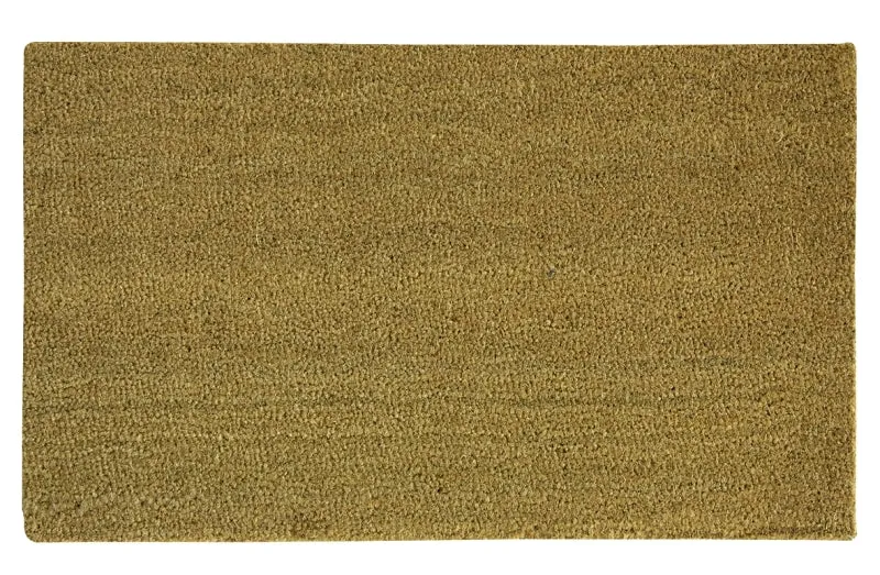 Fanmats 58772 Blank Door Mat, 36 in L, 24 in W, Natural Coir Surface, Tan :EA: QUANTITY: 1