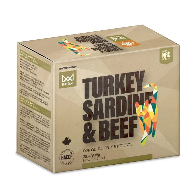 Fare Game Turkey and Sardines with Beef 2LB