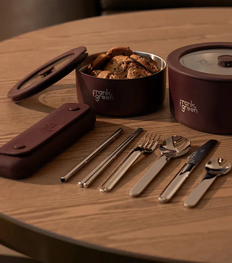 Frank Green 6pc Cutlery Set - Chocolate