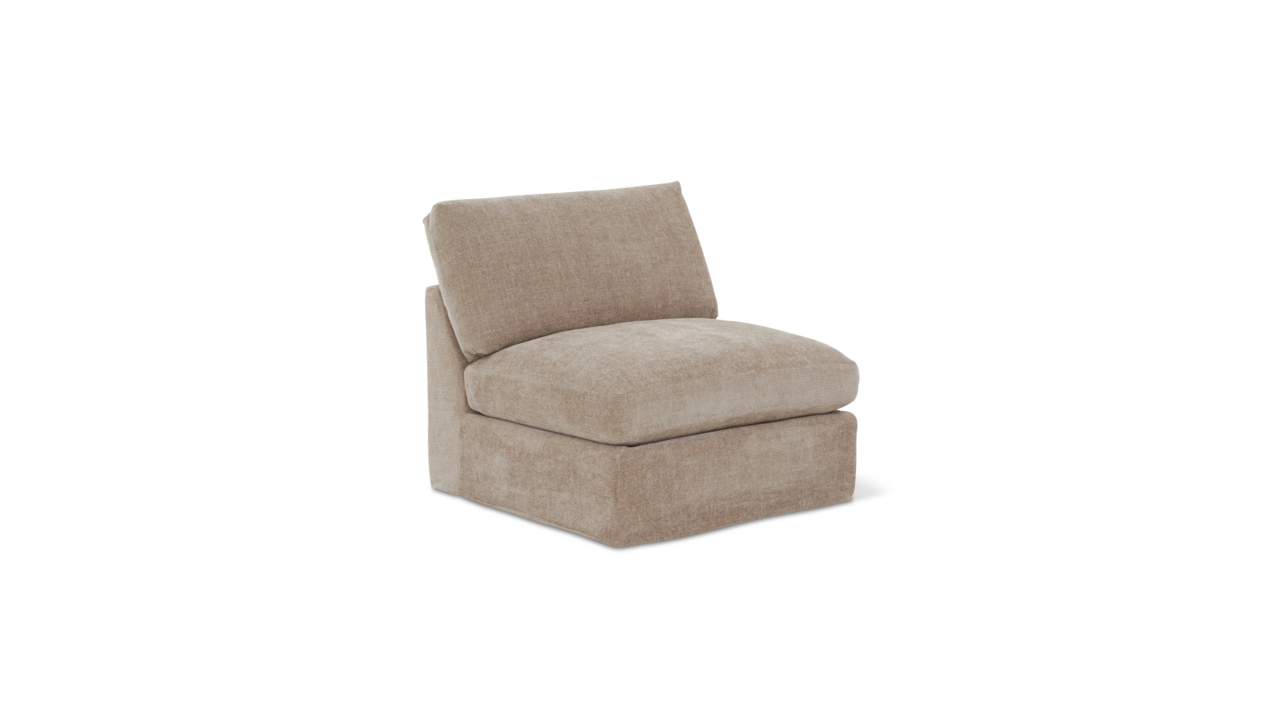 Get Together™ Armless Chair, Standard, Champagne