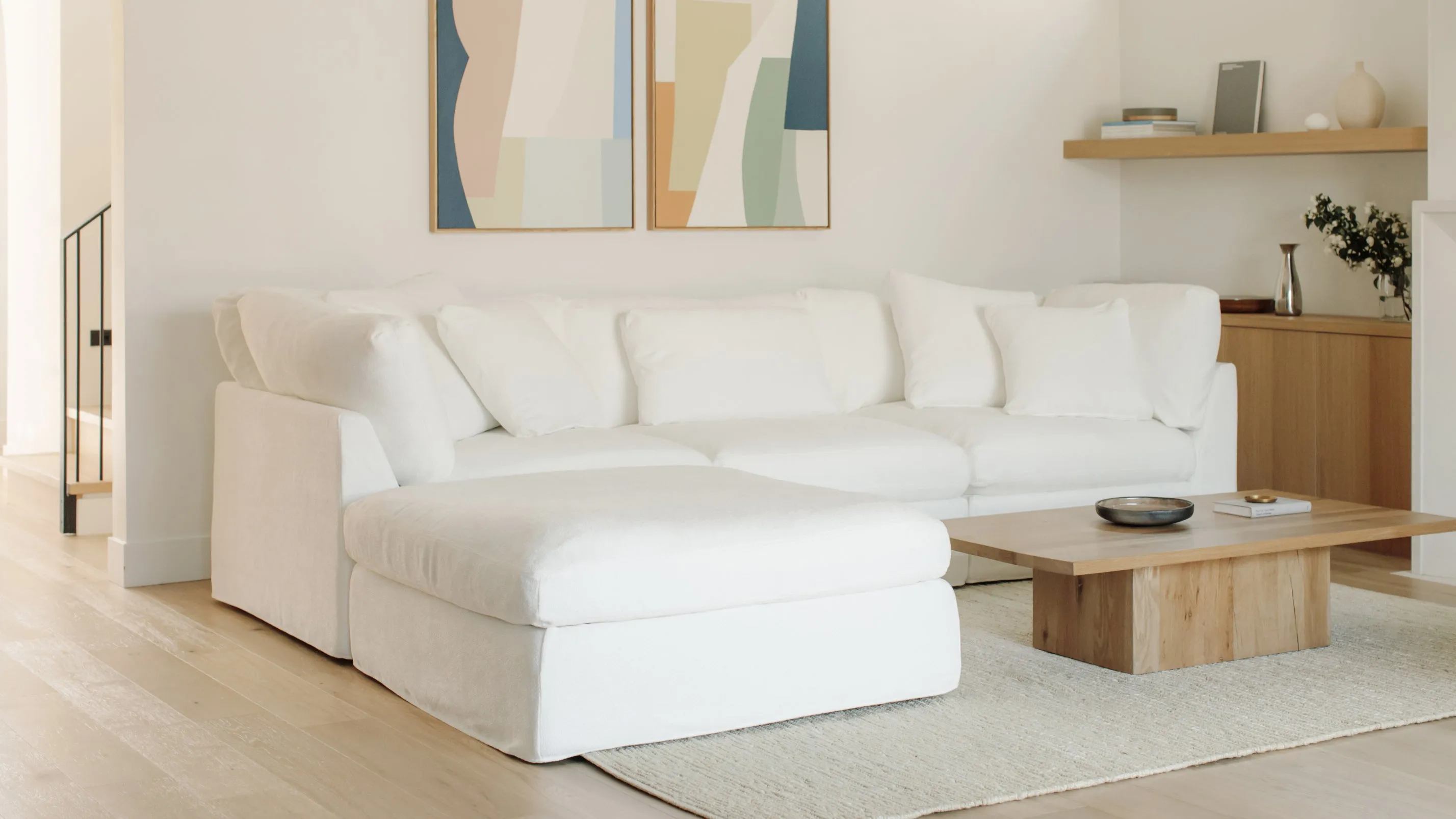 Get Together™ 6-Piece Modular U-Shaped Sectional, Large, Sea Salt
