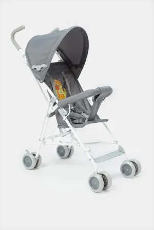 Grey Giraffe Baby Buggy With Round Canopy