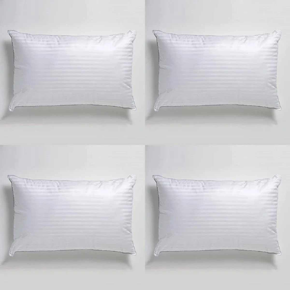 Habitat rectangular 20x36 Inches cushion, Set of 4, Bed Elena Pillows for Sleeping King Size Pillow, Hollow conjugated Pillow Home & Hotel Collection Fluffy Soft Pillows -White
