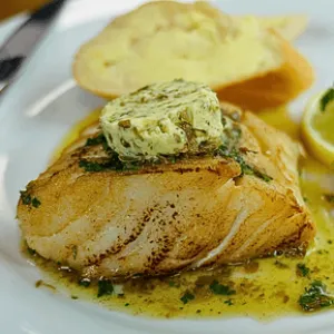 Hake Portions with Lemon and Caper Butter (2 x 135g - 155g)
