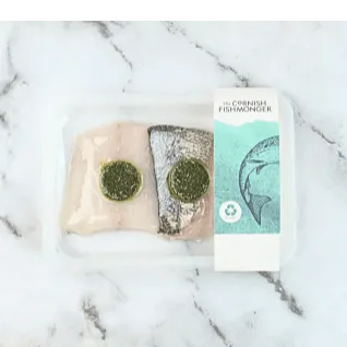 Hake Portions with Lemon and Caper Butter (2 x 135g - 155g)