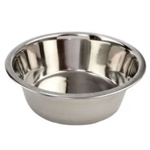 Heatherlea | Dog Bowl | Silver Metal Easy Clean Stainless Steel