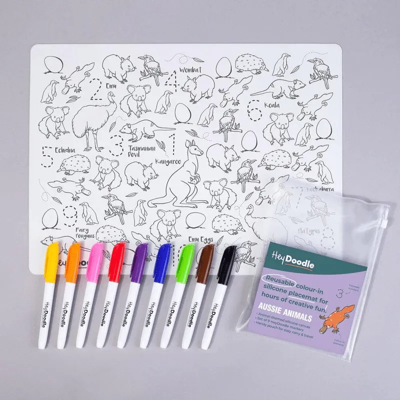 HeyDoodle Reusable Silicone Drawing Mat