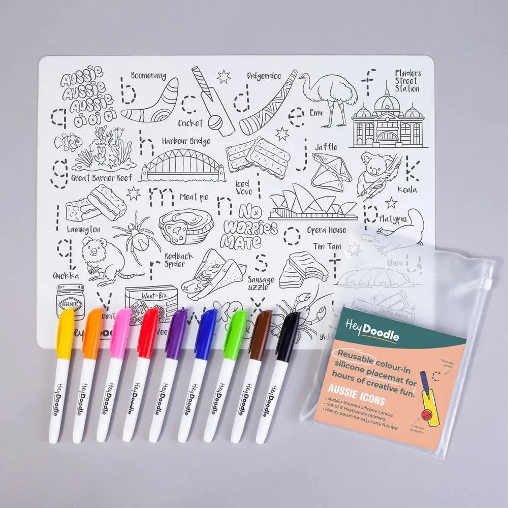 HeyDoodle Reusable Silicone Drawing Mat
