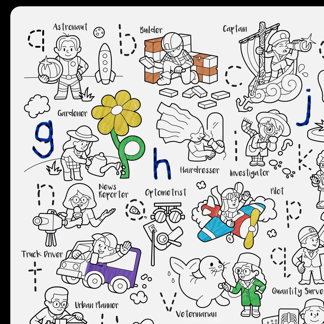 HeyDoodle Reusable Silicone Drawing Mat