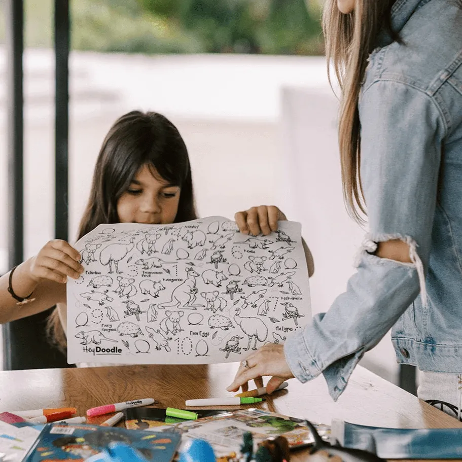 HeyDoodle Reusable Silicone Drawing Mat