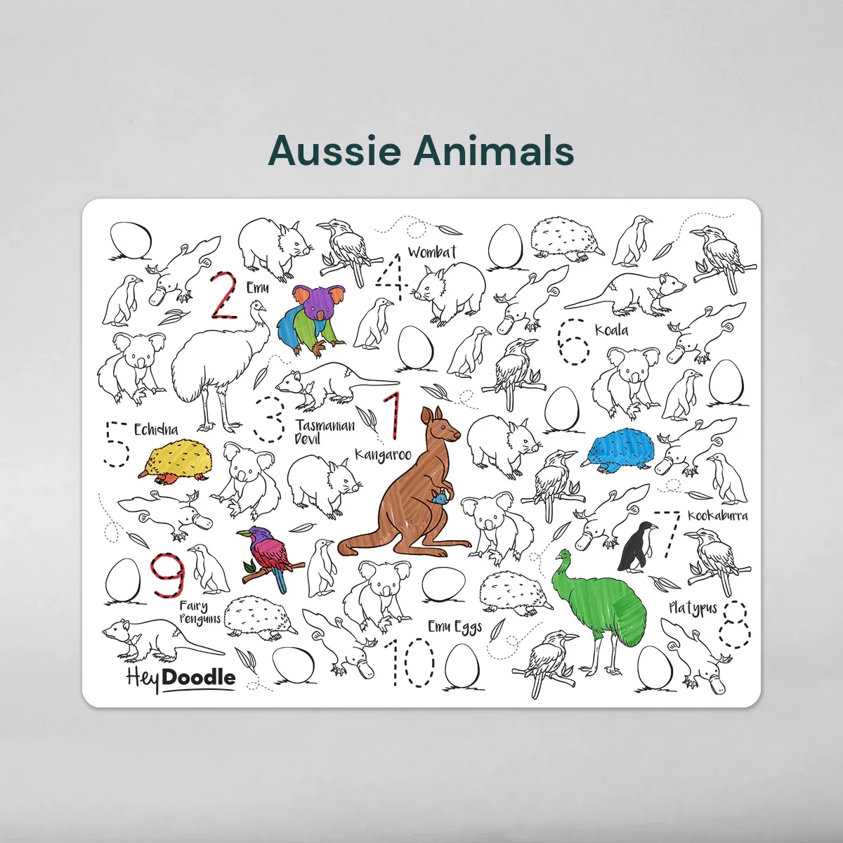 HeyDoodle Reusable Silicone Drawing Mat