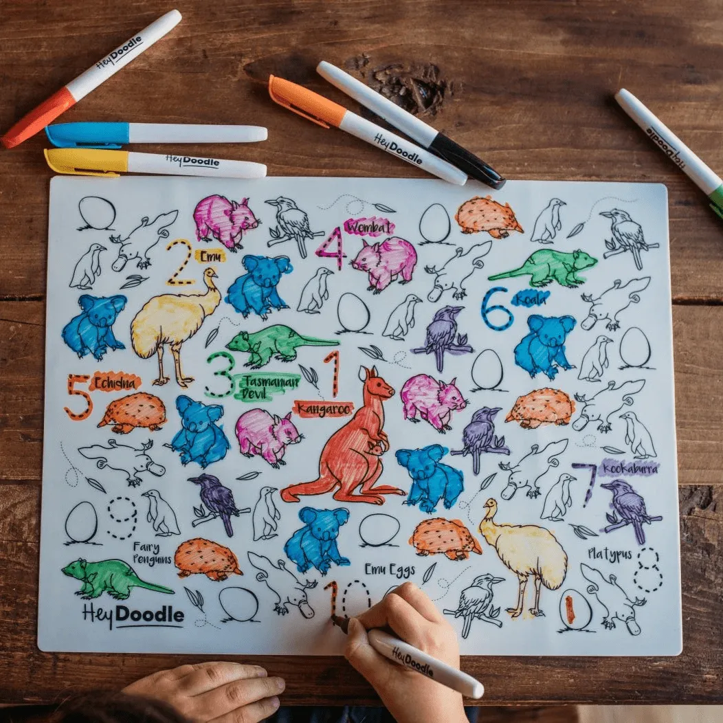 HeyDoodle Reusable Silicone Drawing Mat