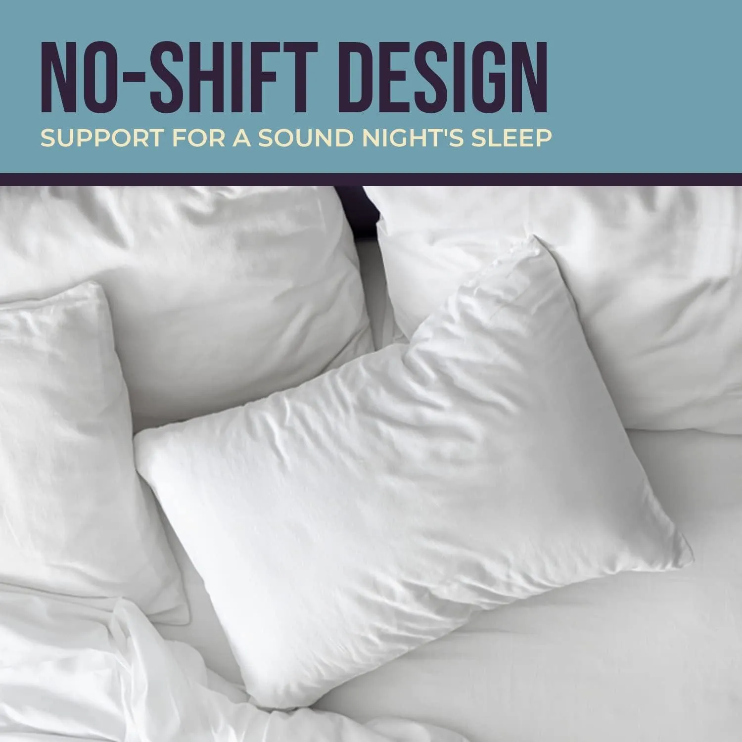 Hollowfibre Non-Allergenic Pillows – Pack of 6 Pillows