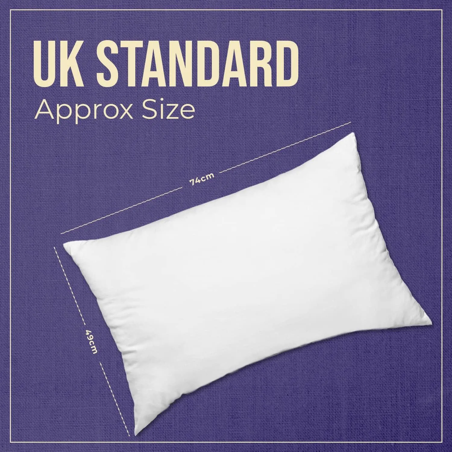 Hollowfibre Non-Allergenic Pillows – Pack of 6 Pillows