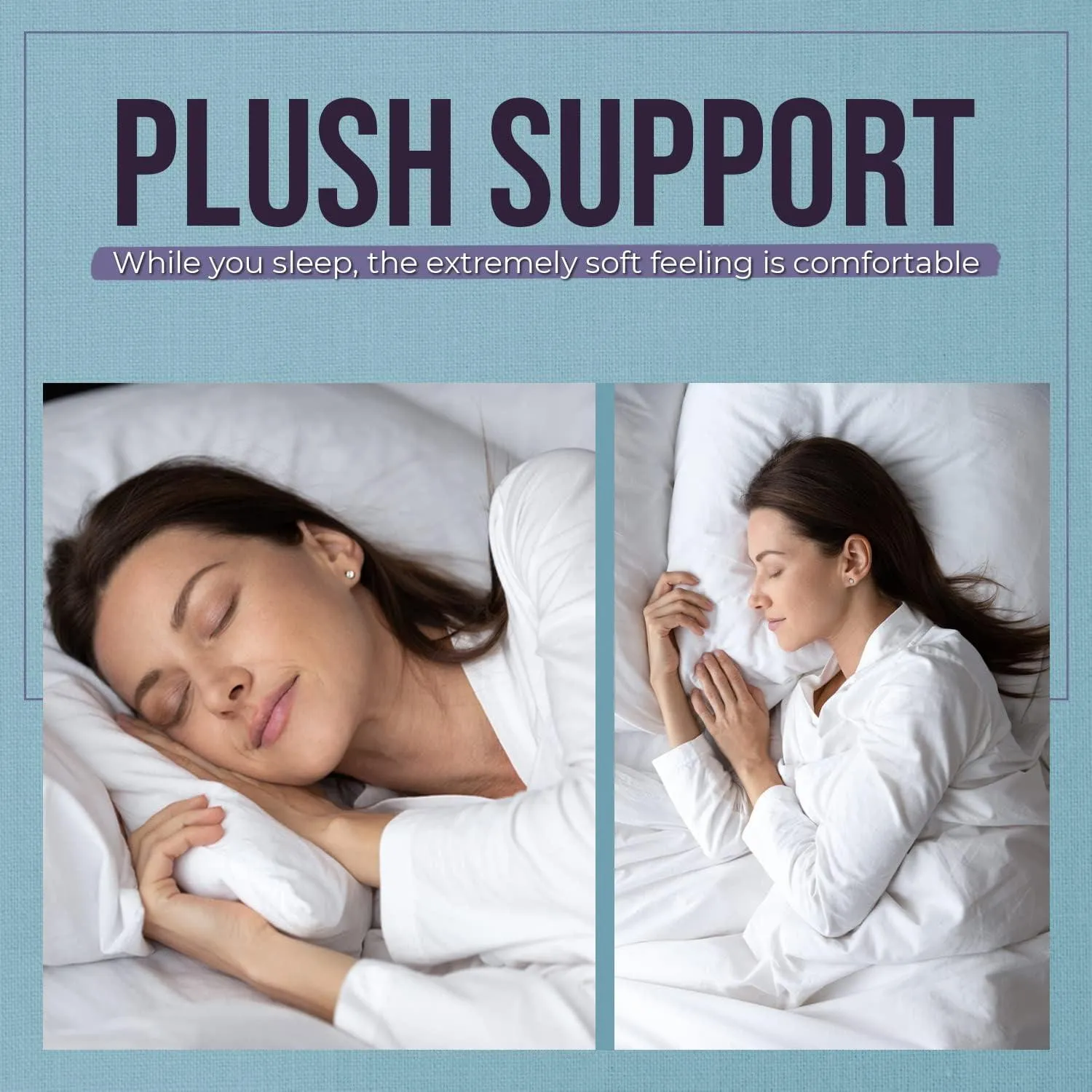 Hollowfibre Non-Allergenic Pillows – Pack of 6 Pillows