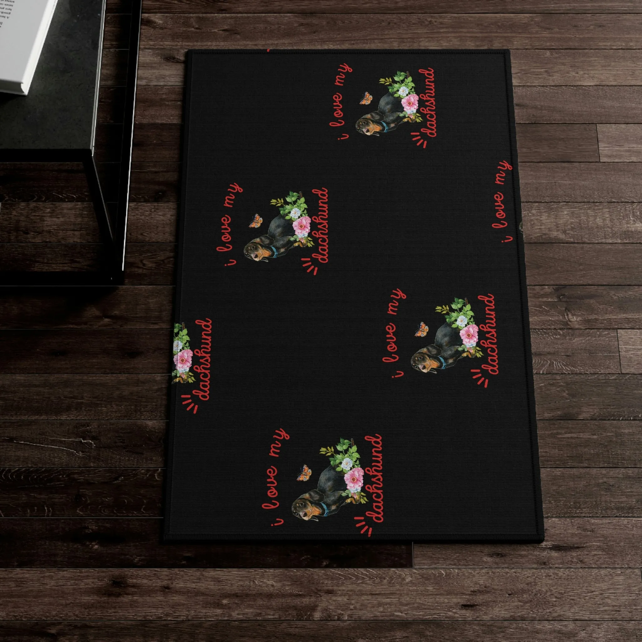 I love my Dachshund Dog POD Dornier Rug