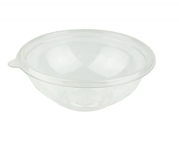 Karat 16 oz Round PET Plastic Salad Bowl - 500 pcs