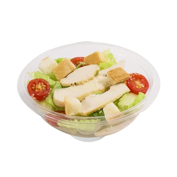 Karat 16 oz Round PET Plastic Salad Bowl - 500 pcs