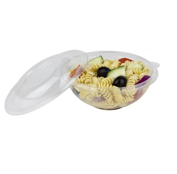 Karat 16 oz Round PET Plastic Salad Bowl - 500 pcs