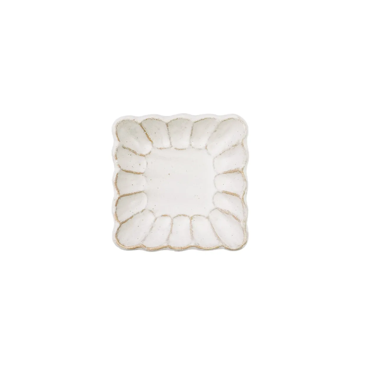 Kikka Kobiki Ivory Square Sauce Dish 3.5" x 3.5"