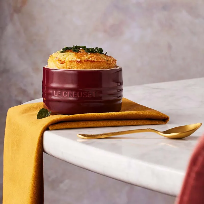 Le Creuset Stoneware Stackable Ramekin Garnet