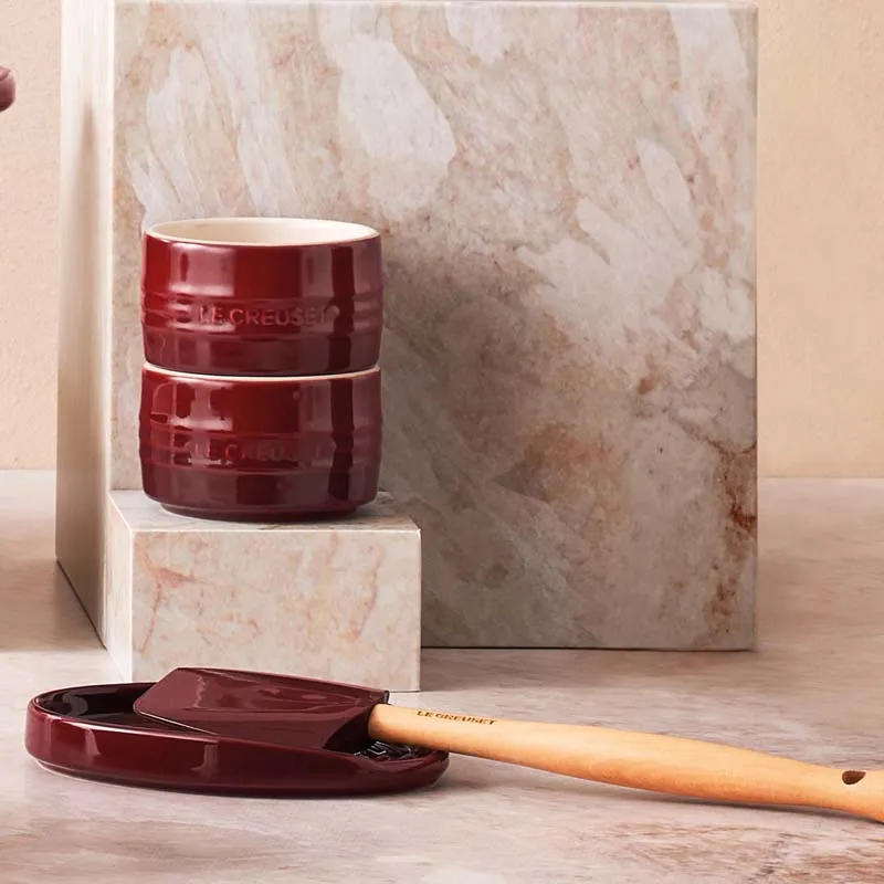 Le Creuset Stoneware Stackable Ramekin Garnet
