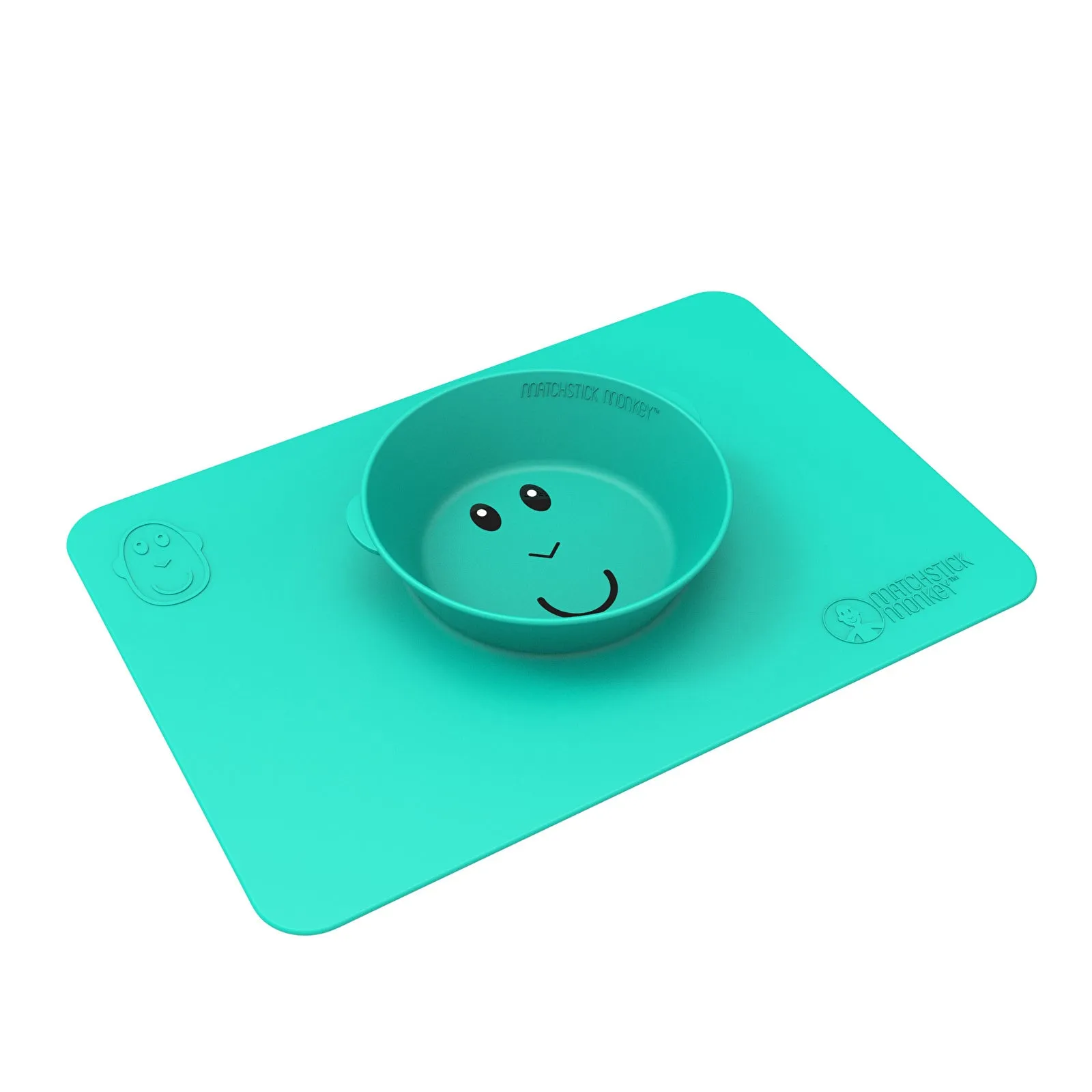 Matchstick Monkey Anti-Slip Bowl - Green