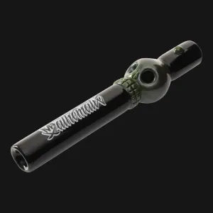 Mathematix Glass - Double Bowl Skull 10-Inch Glass Steamroller Pipe
