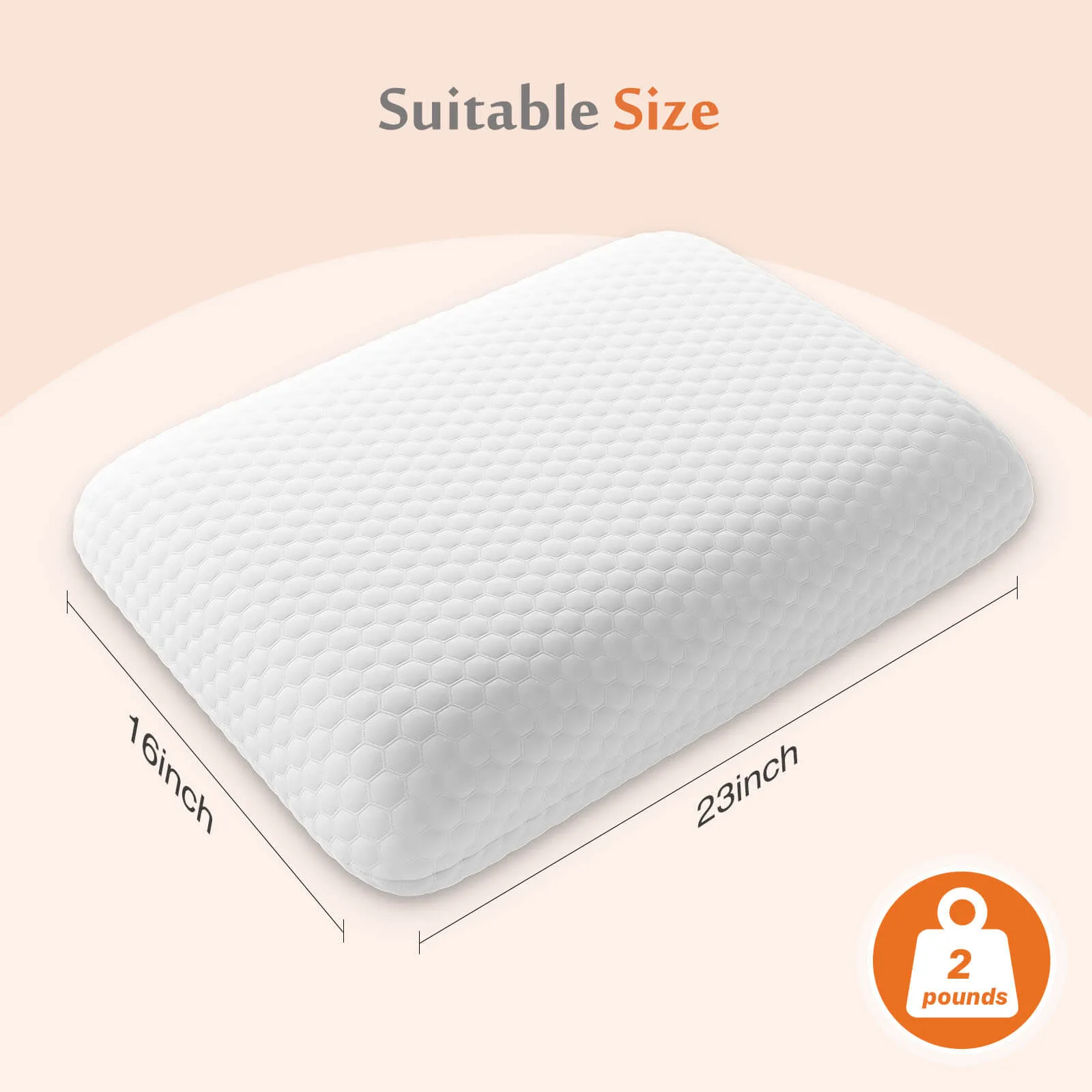 Memory Foam Pillow Premium Bed Pillows