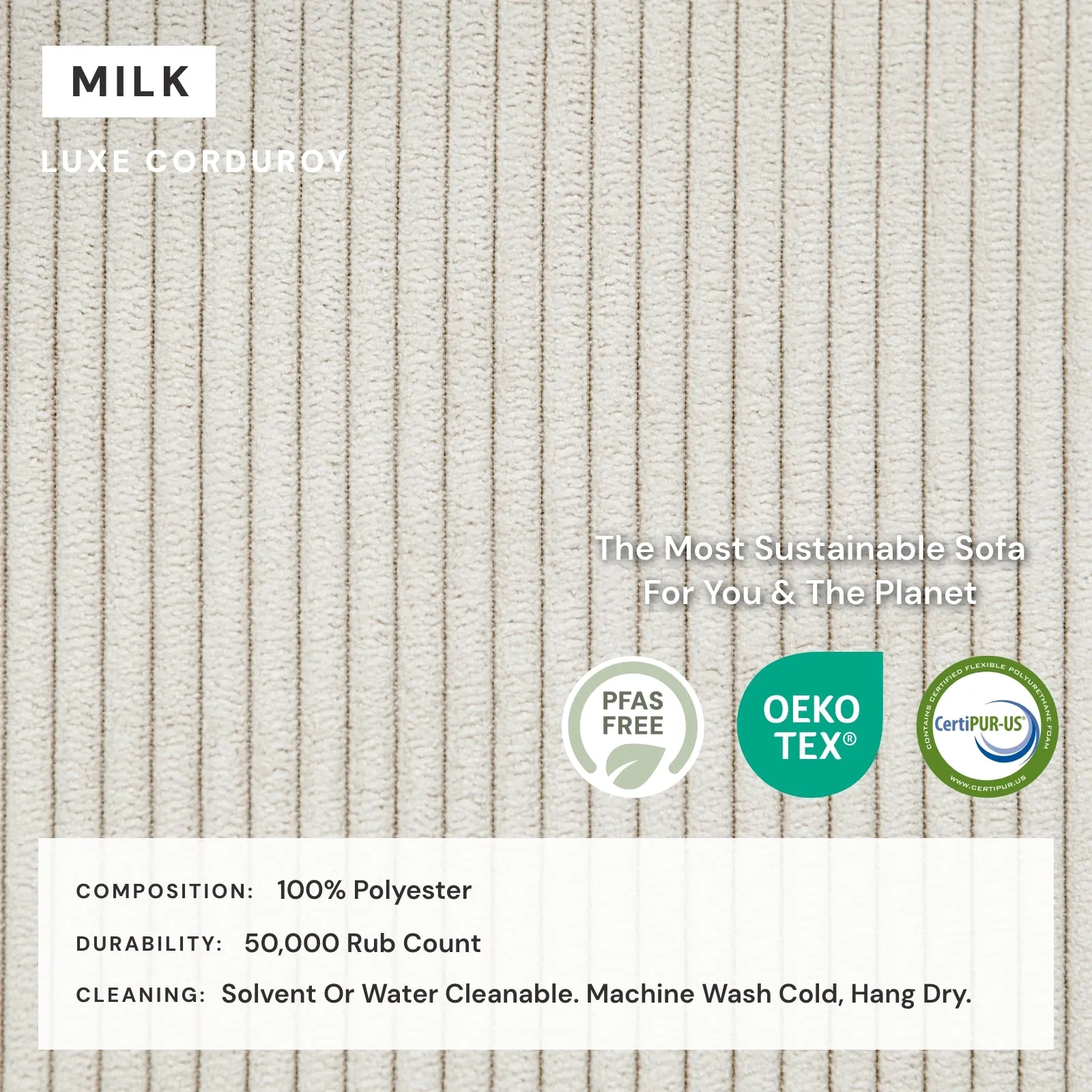 Modular Washable 9-Seater U-Sectional   Bench Ottoman in Milk | Memorix  Seat | Cloud Pillow