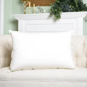 Natural Nights Classic Down Feather Pillow Queen Size - Extra Firm (39oz)
