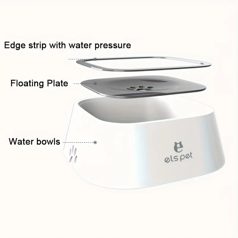 NoSpill Pet Water Bowl Slow Water Feeder for Dogs