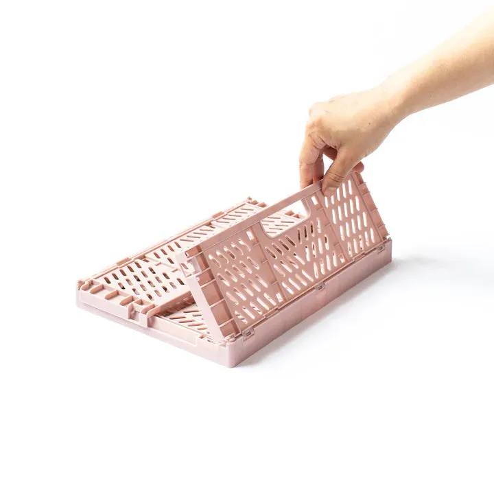 Pastel Pink Medium Storage Crate