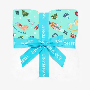 Posh Peanut Fritz Plush Patoo Blanket