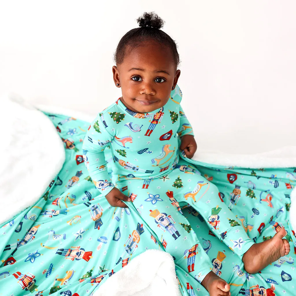 Posh Peanut Fritz Plush Patoo Blanket
