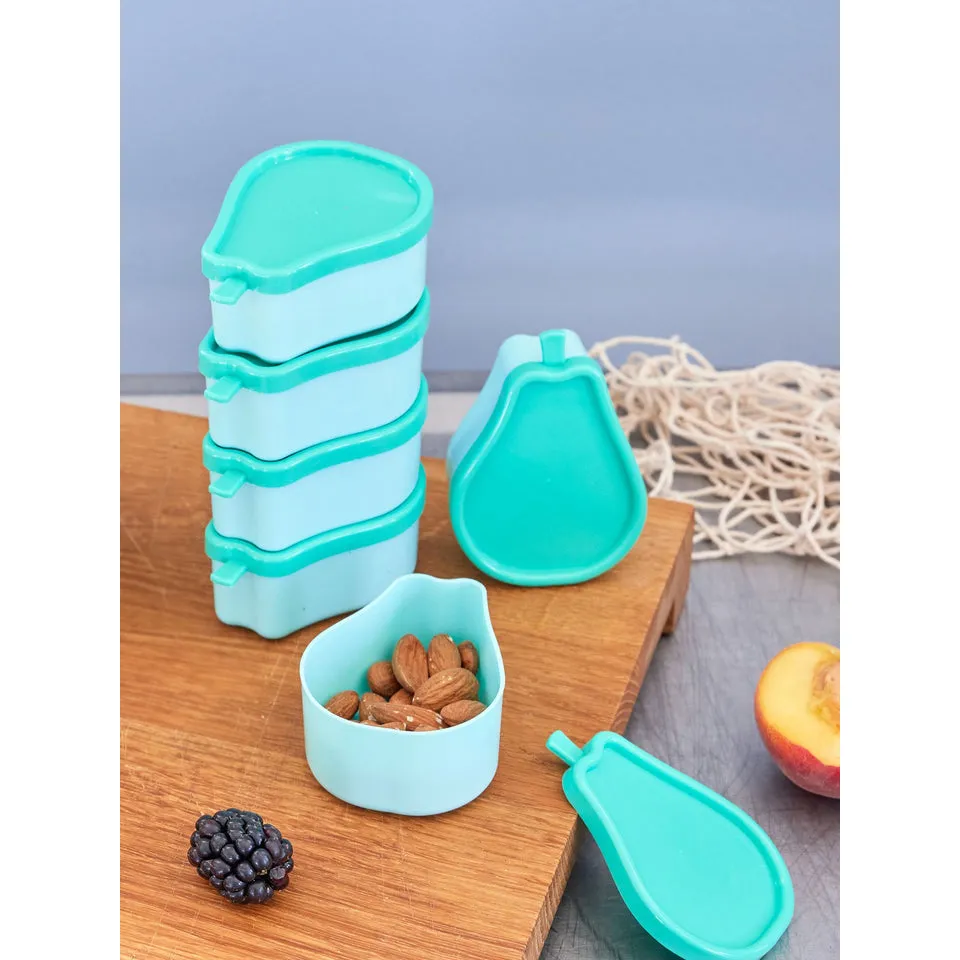Rice DK Plastic Food Keepers in Pear Shape - 6 pcs in a Net - Small