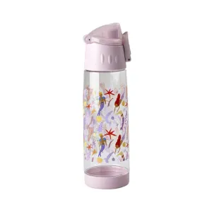 Rice DK Plastic Kids Drinking Bottle with Mermaid Print - Lavender - 500 ml