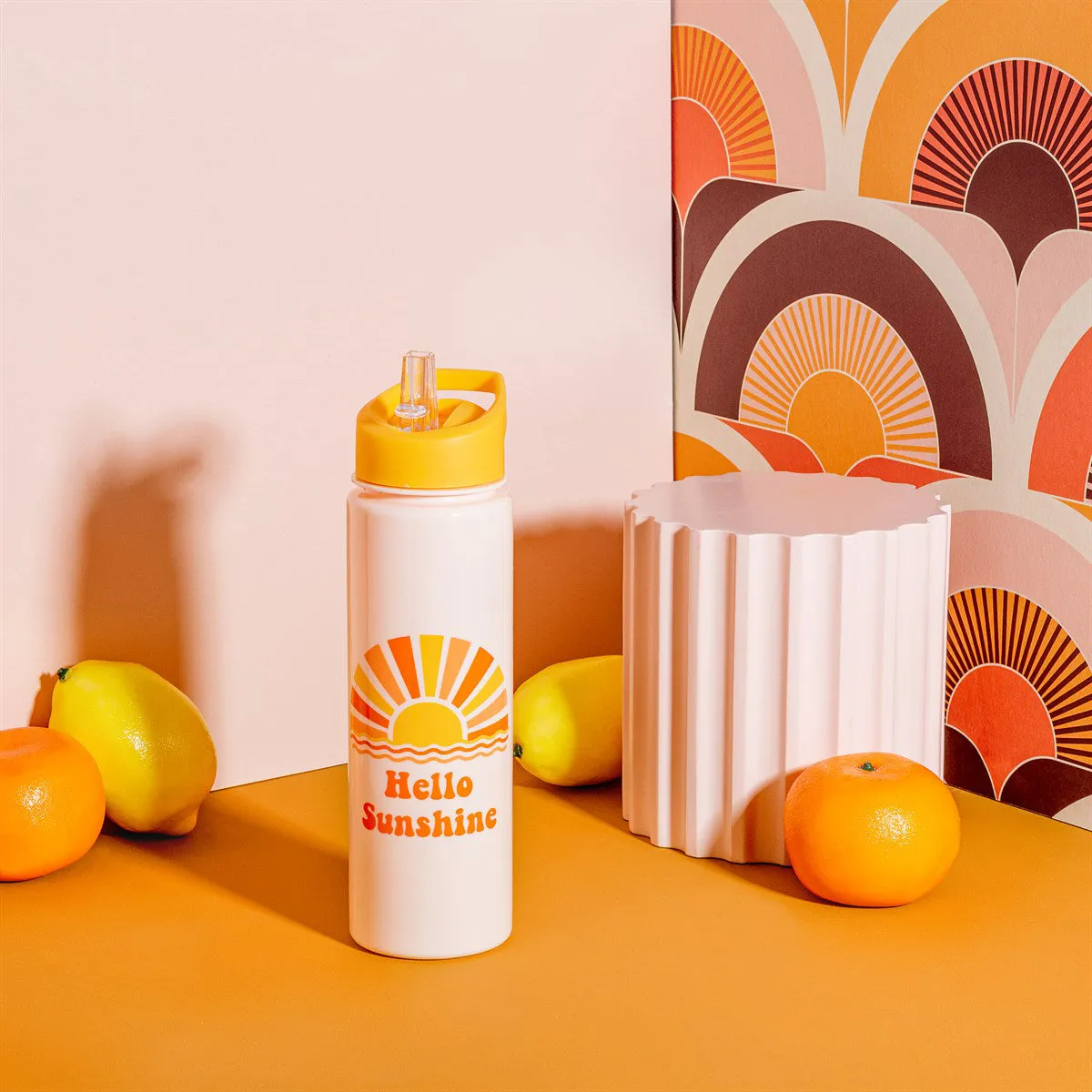 RJB Stone Hello Sunshine Plastic Water Bottle