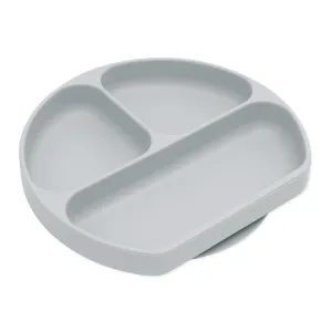 Silicone Grip Dish: Gray