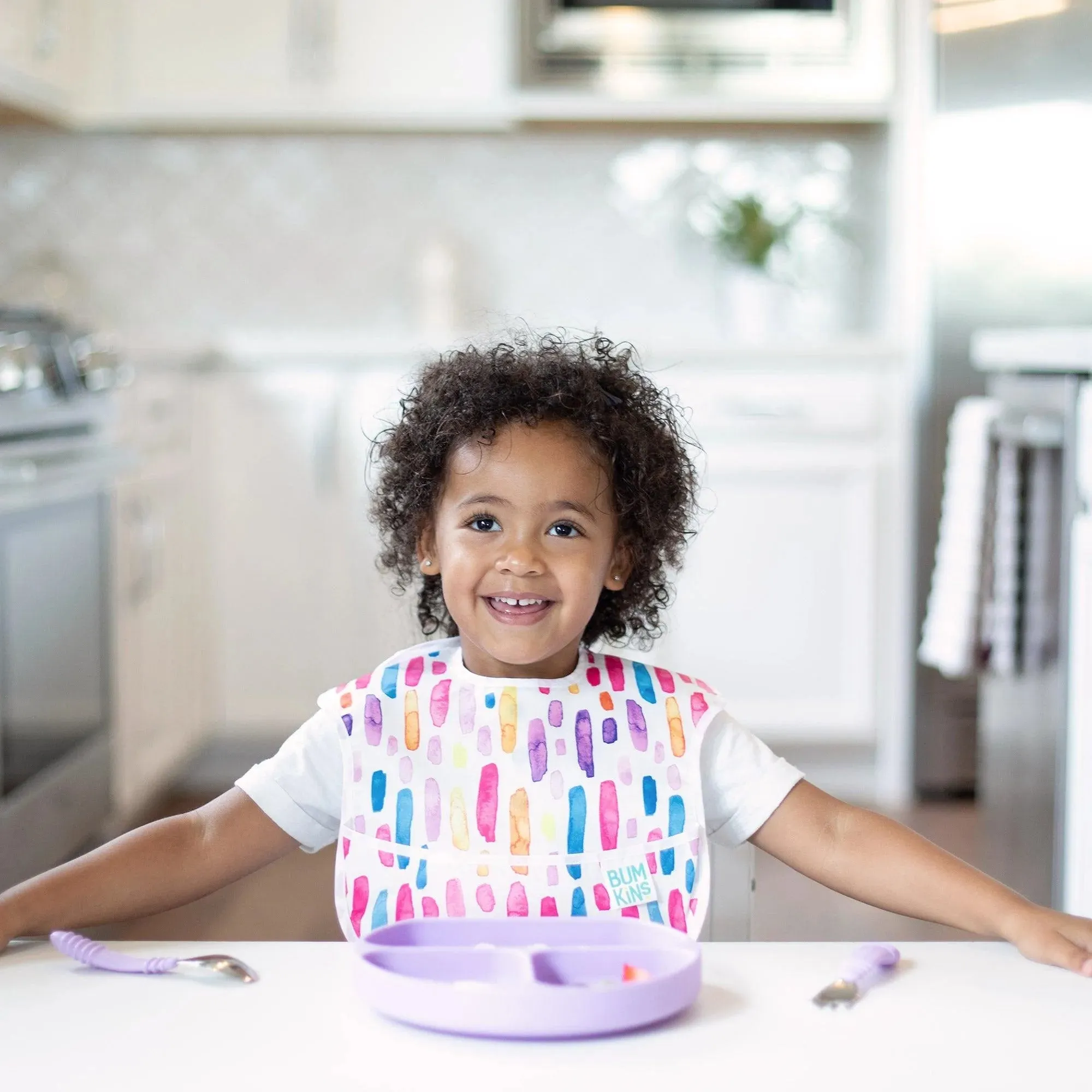 Silicone Grip Dish: Lavender