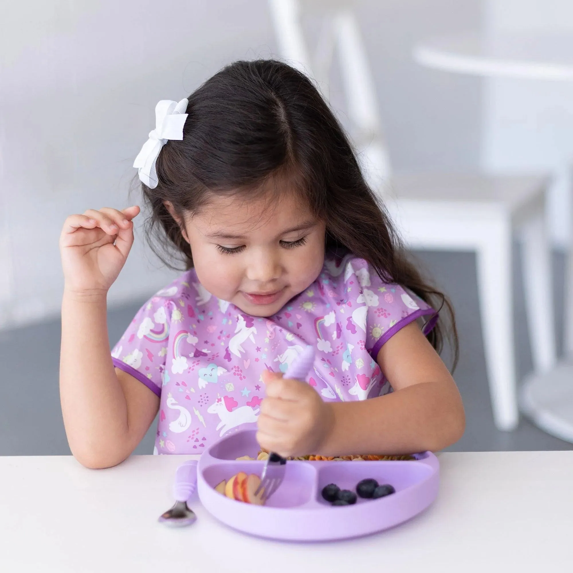 Silicone Grip Dish: Lavender
