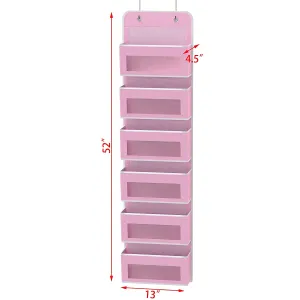Simple Houseware 6 Pocket Organizer with Clear Window