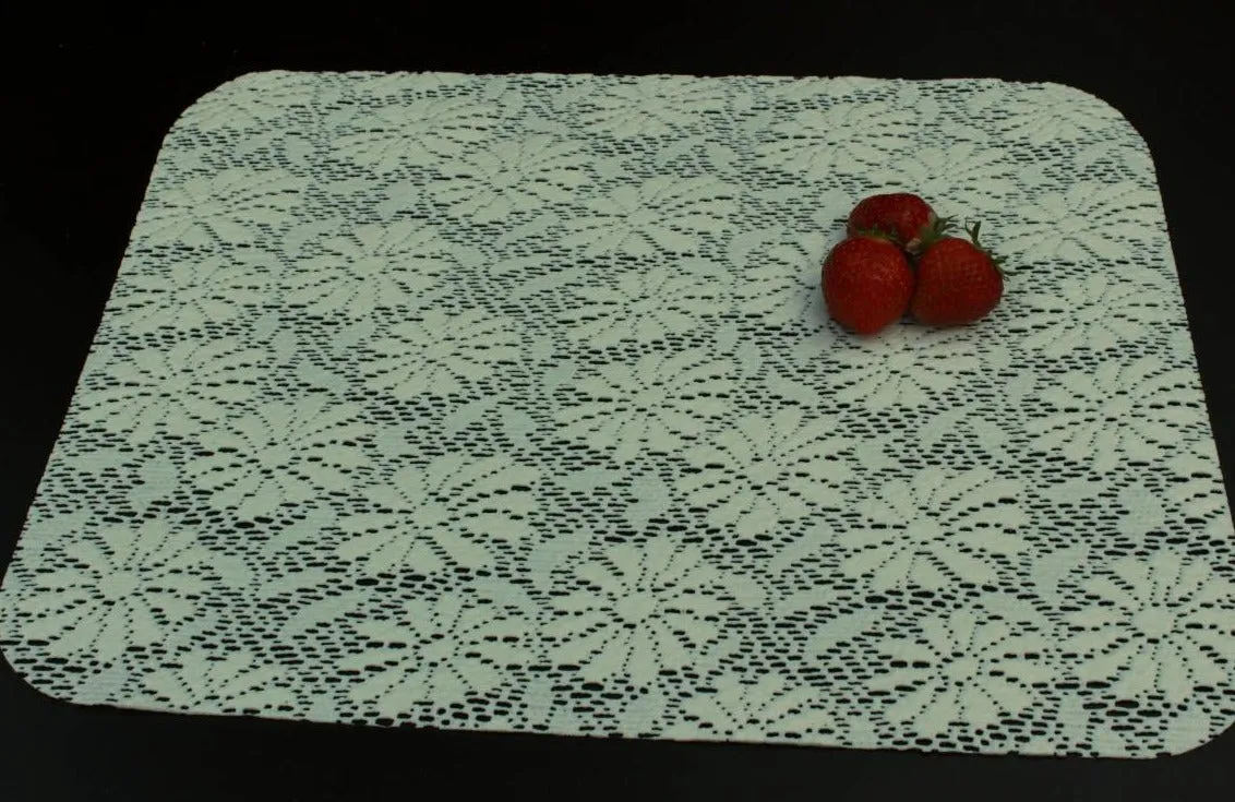 StayPut Anti-Slip Fabric Tablemat (x6) and Coaster (x6) Set