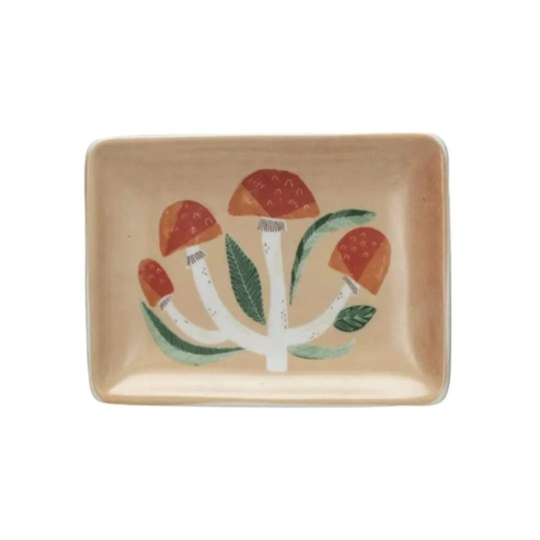 Stoneware Mushroom Dishes