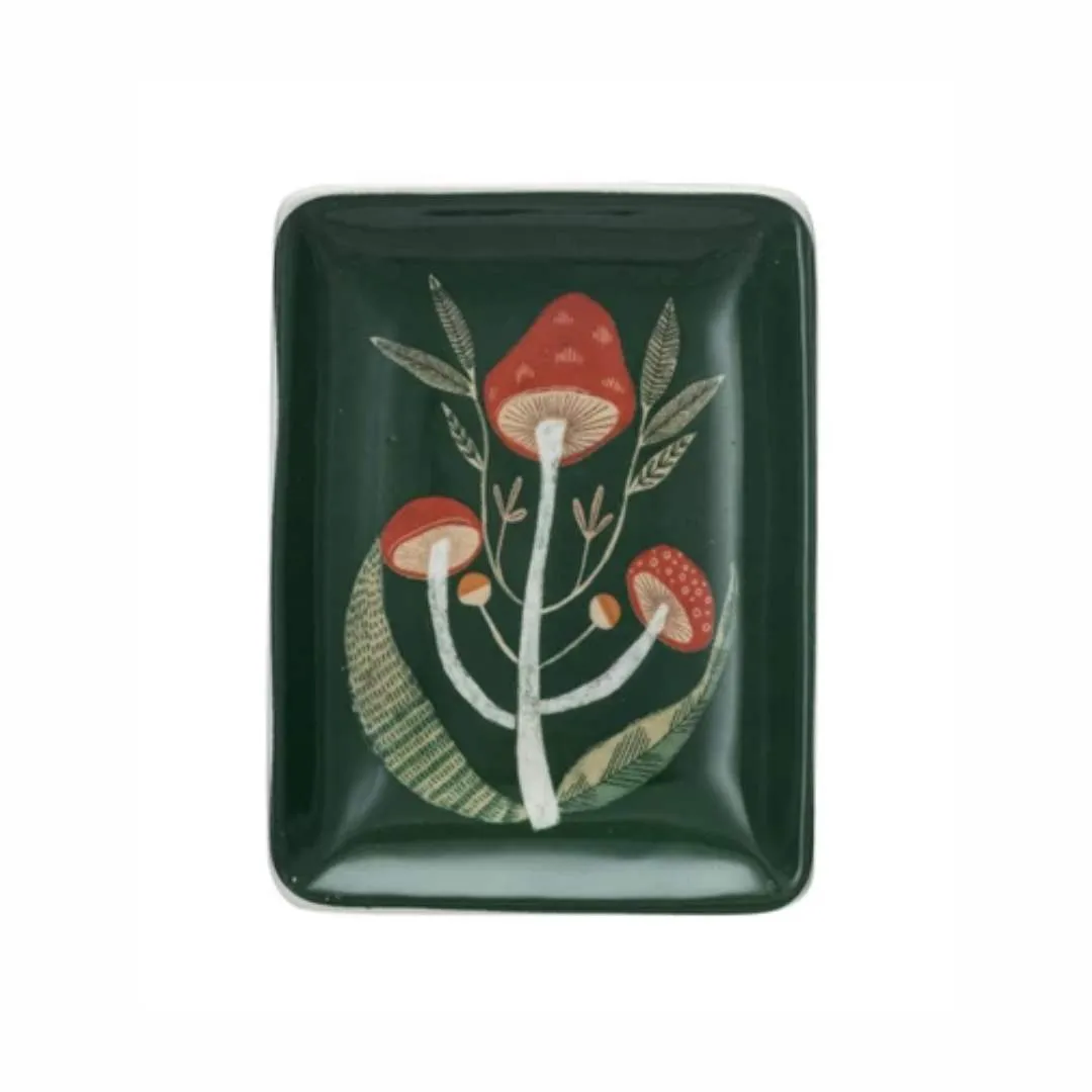 Stoneware Mushroom Dishes