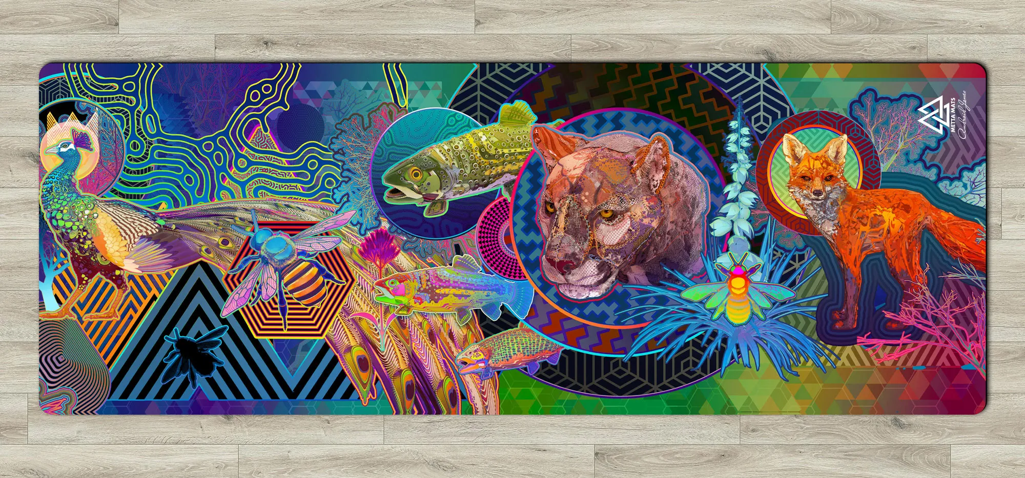 The Lyons Mural Yoga Mat: Second Edition