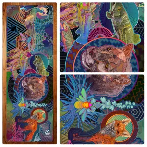 The Lyons Mural Yoga Mat: Second Edition